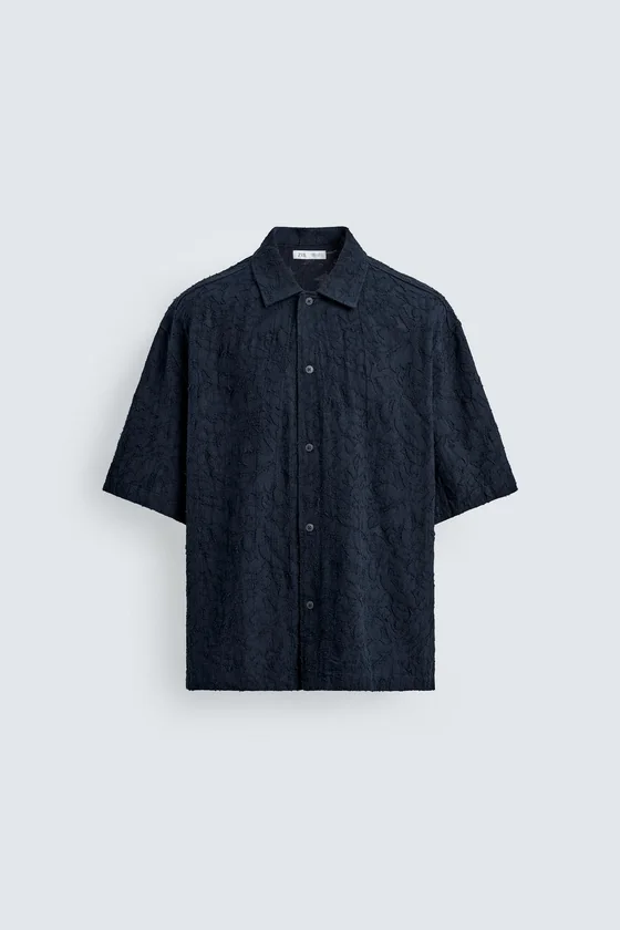 РУБАШКА JACQUARD С ТЕКСТУРОЙ