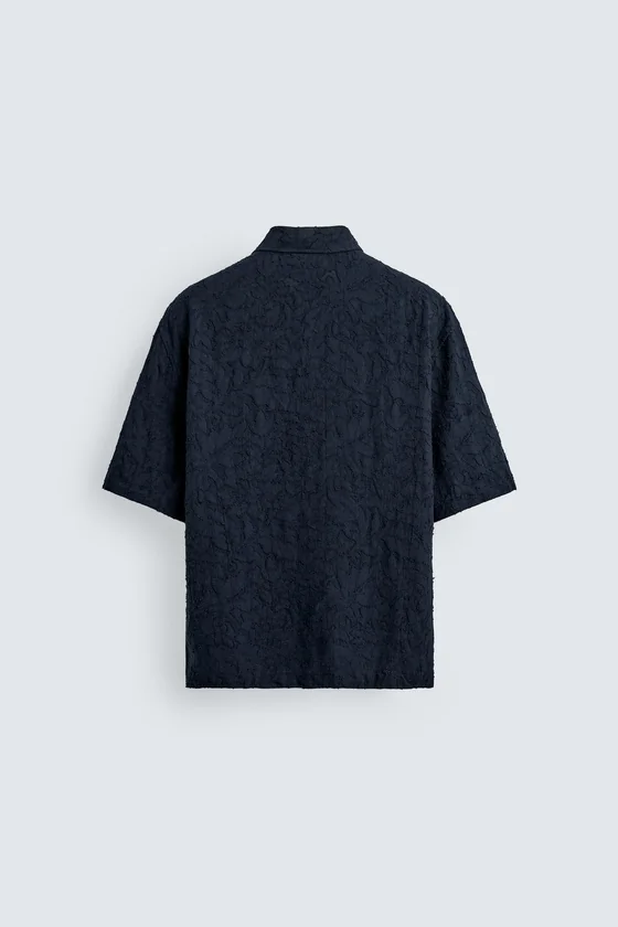 РУБАШКА JACQUARD С ТЕКСТУРОЙ
