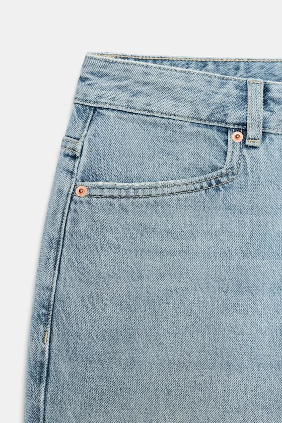 ДЖИНСОВЫЕ ШОРТЫ БЕРМУДЫ СО СРЕДНЕЙ ПОСАДКОЙ — коллекция Zara «ZW»