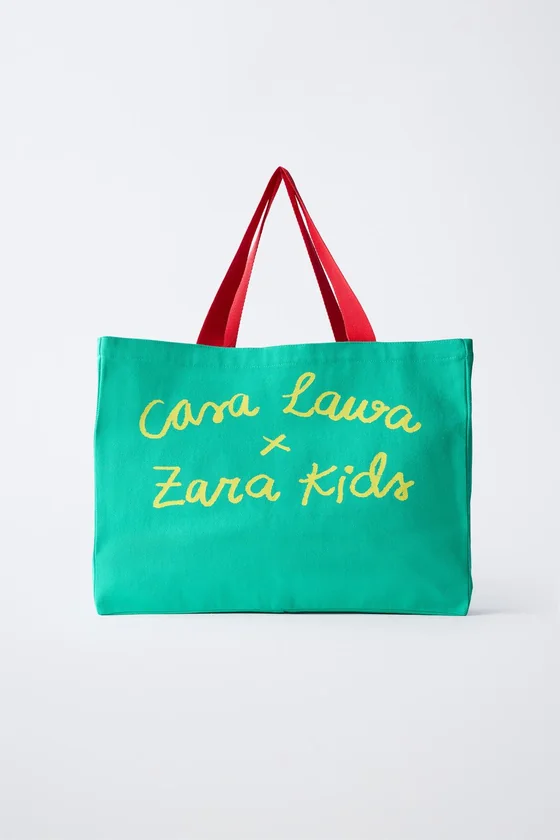 СУМКА-ШОПЕР CASA LAWA X ZARA KIDS С ПРИНТОМ