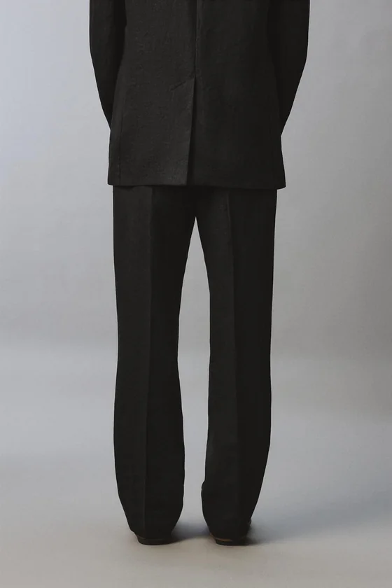 КОСТЮМНЫЕ БРЮКИ ИЗ 100% ЛЬНА Zara «Aaron Levine»