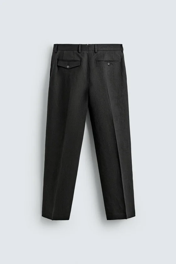 КОСТЮМНЫЕ БРЮКИ ИЗ 100% ЛЬНА Zara «Aaron Levine»