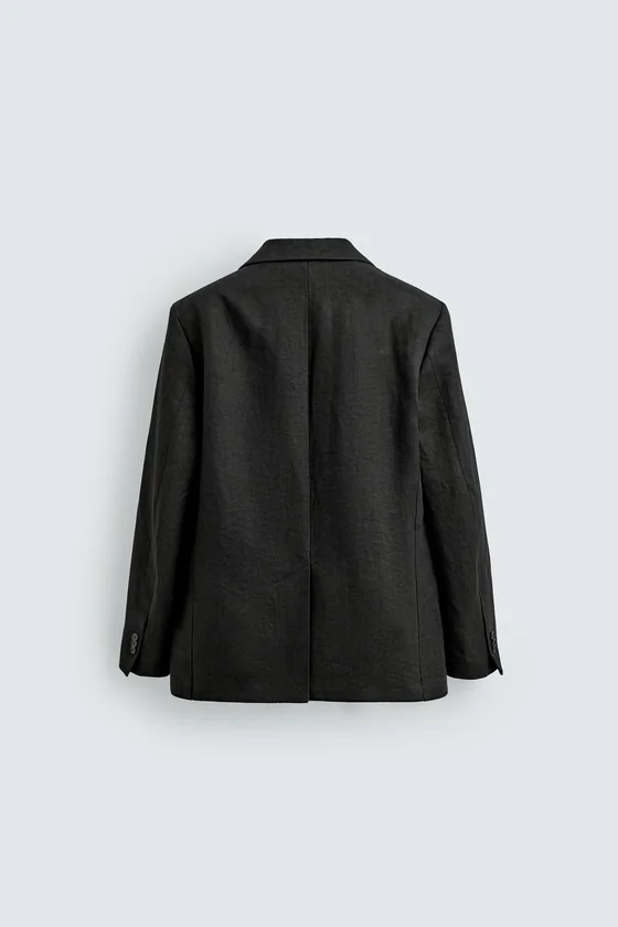 КОСТЮМНЫЙ ПИДЖАК ИЗ 100% ЛЬНЯНОГО ТВИЛА Zara «Aaron Levine»