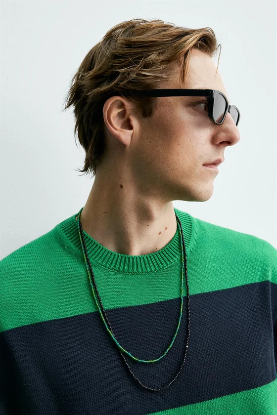 КОМБИНИРОВАННЫЕ ОЖЕРЕЛЬЯ ИЗ 2 ШТУК Zara «Aaron Levine»
