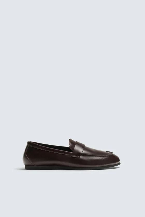 ЛОФЕРЫ ИЗ КОЖИ С ПЛАНКОЙ И ПОДОШВОЙ Vibram® Zara «Aaron Levine»