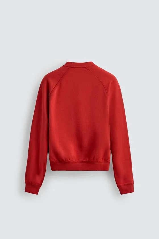 ТОЛСТОВКА С ЭФФЕКТОМ ПОТЕРТОСТИ Zara «Aaron Levine»
