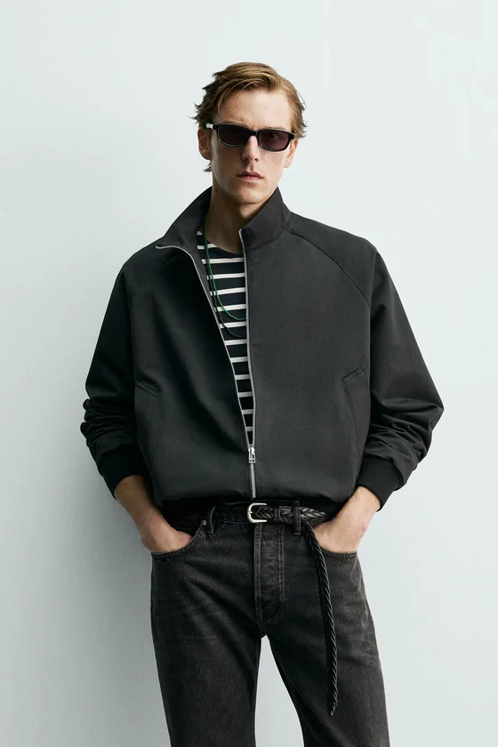 КУРТКА стандартной посадки ИЗ ХЛОПКА И ШЕРСТИ Zara «Aaron Levine»