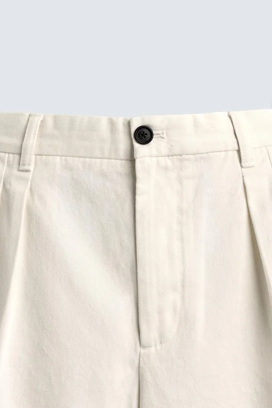 ШОРТЫ  С ЗАЩИПАМИ Zara «Aaron Levine»