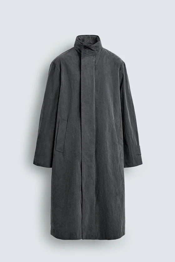 ЛЕГКИЙ ТРЕНЧ С ЭФФЕКТОМ ПОТЕРТОСТИ Zara «Aaron Levine»