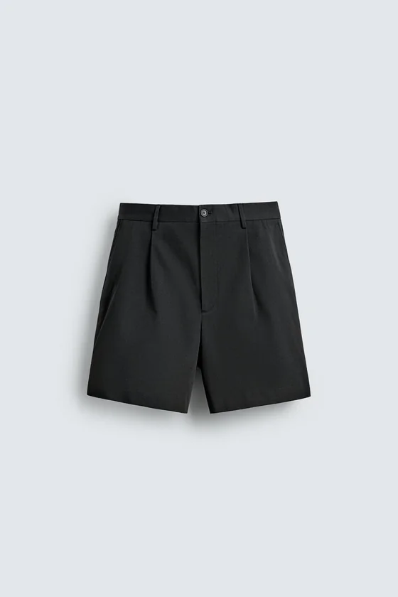 КОРОТКИЕ ШОРТЫ С ЗАЩИПАМИ Zara «Aaron Levine»