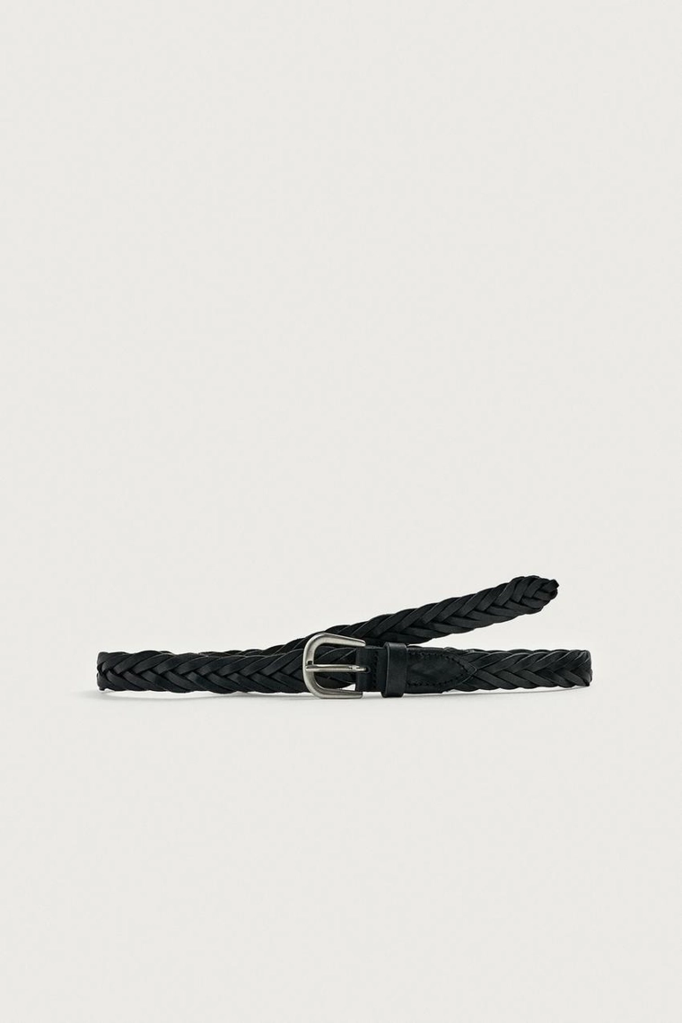 ПЛЕТЕНЫЙ КОЖАНЫЙ РЕМЕНЬ Zara «Aaron Levine»
