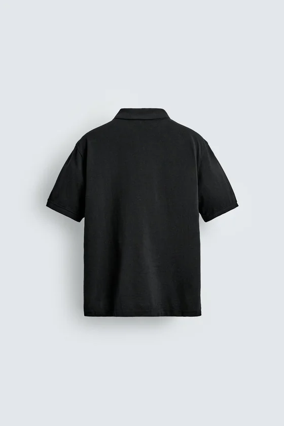 ПОЛО ПИКЕ С ЭФФЕКТОМ ПОТЕРТОСТИ Zara «Aaron Levine»