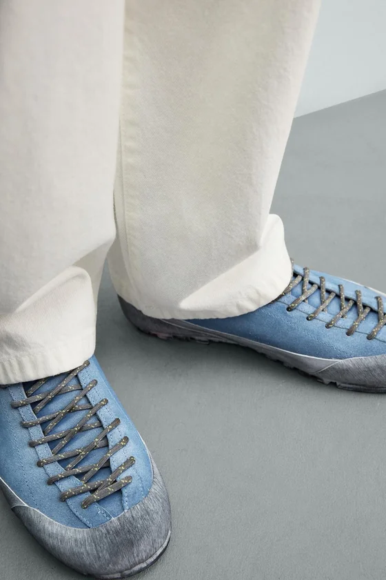 КОЖАНЫЕ КРОССОВКИ Zara «Aaron Levine» НА ПОДОШВЕ Vibram®