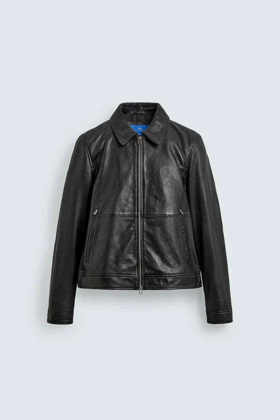 КОЖАНАЯ КУРТКА Zara «Aaron Levine»