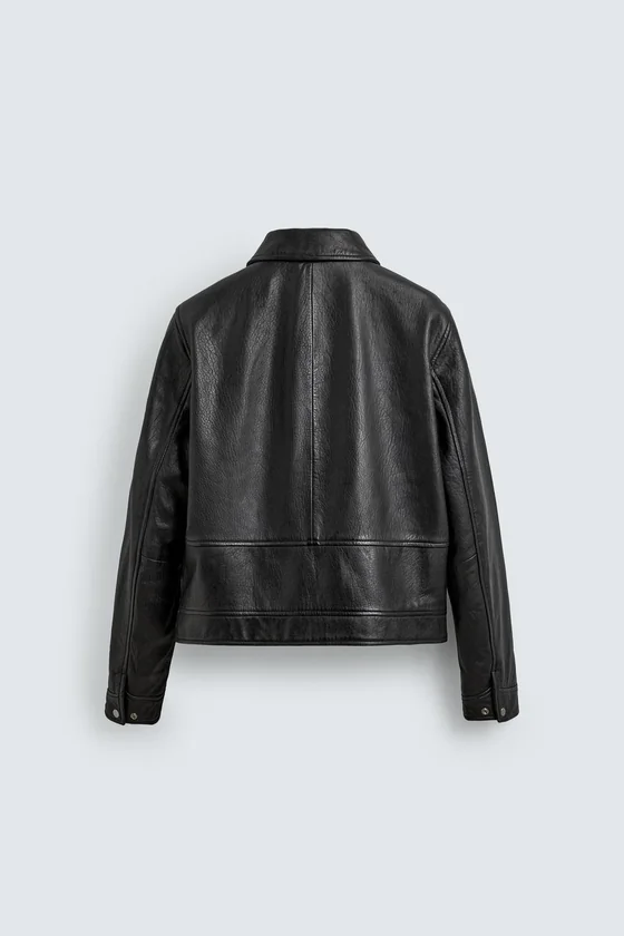 КОЖАНАЯ КУРТКА Zara «Aaron Levine»