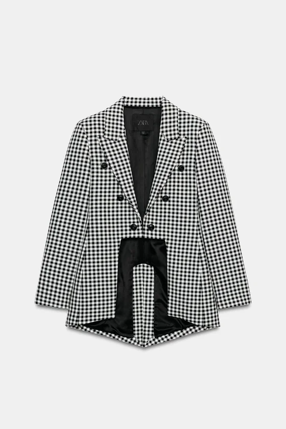 БЛЕЙЗЕР АСИММЕТРИЧНОГО КРОЯ — коллекция Zara «ZW»