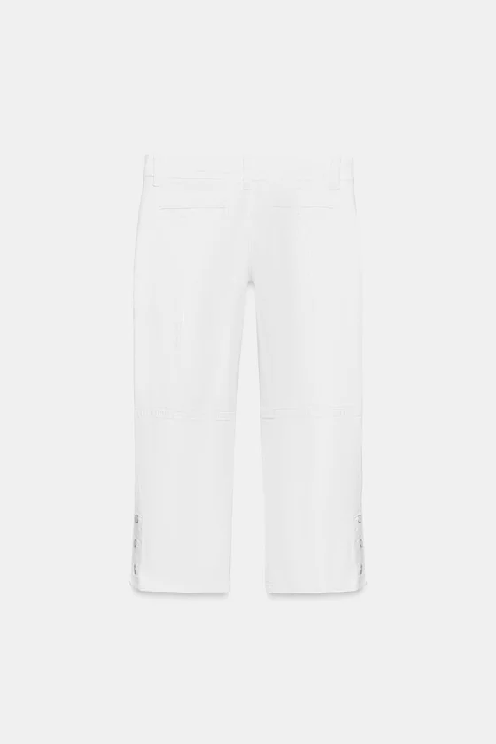 ДЖИНСЫ КАПРИ СО СРЕДНЕЙ ПОСАДКОЙ — коллекция Zara «ZW»