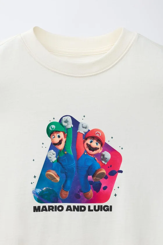 ФУТБОЛКА SUPER MARIO BROS И ЛУИДЖИ ™ © NINTENDO