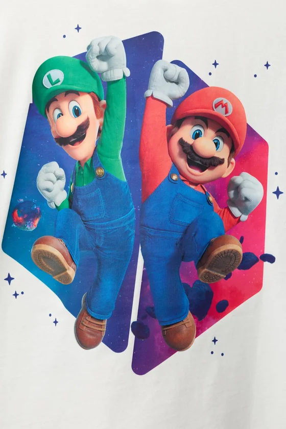 ФУТБОЛКА SUPER MARIO BROS И ЛУИДЖИ ™ © NINTENDO