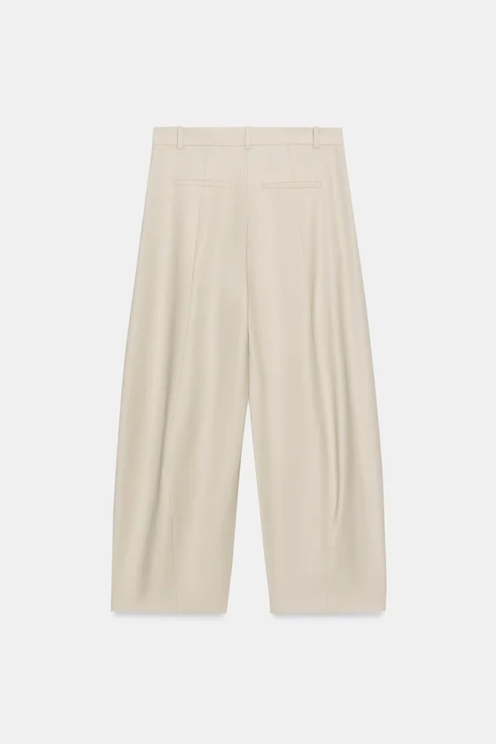 БРЮКИ баллон ИЗ СМЕСОВОЙ ШЕРСТИ — коллекция Zara «ZW»