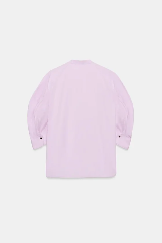 РУБАШКА С ОБЪЕМНЫМИ РУКАВАМИ коллекция Zara «ZW»