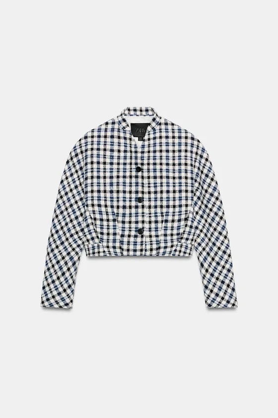 КУРТКА В КЛЕТКУ — коллекция Zara «ZW»