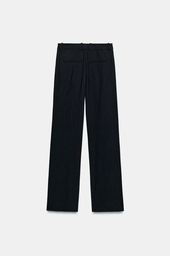 БРЮКИ В ТОНКУЮ ПОЛОСКУ — коллекция Zara «ZW»