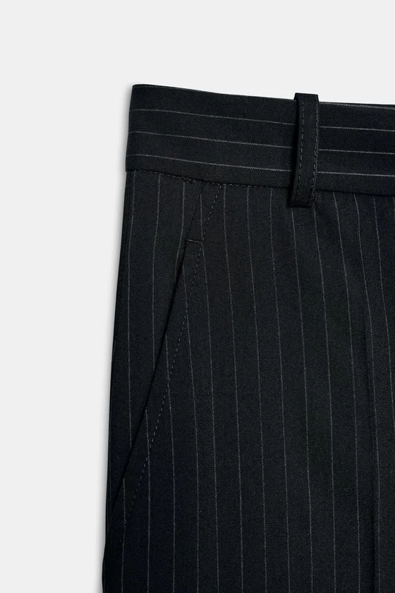 БРЮКИ В ТОНКУЮ ПОЛОСКУ — коллекция Zara «ZW»
