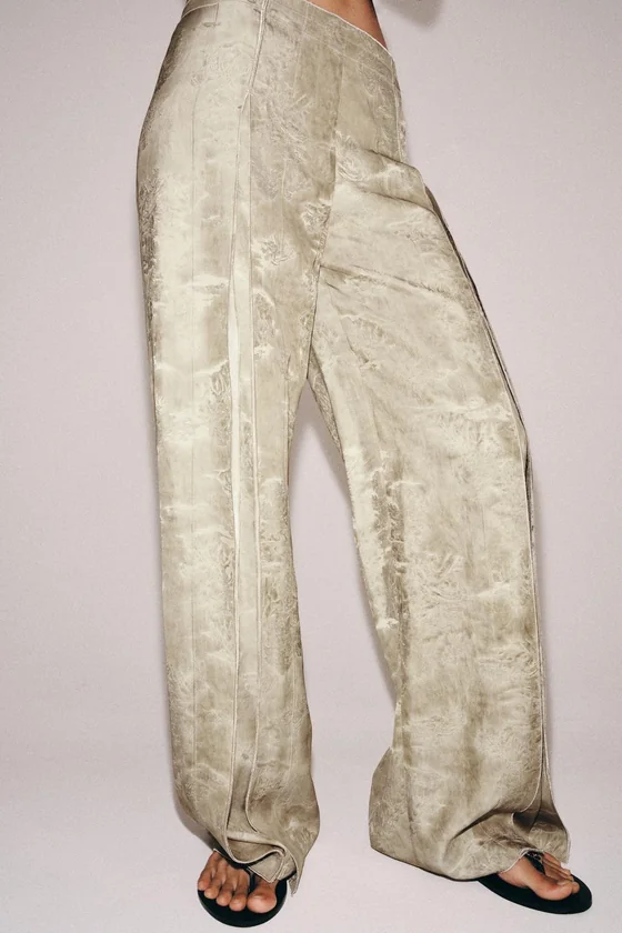 ЖАККАРДОВЫЕ БРЮКИ  — коллекция Zara «ZW»