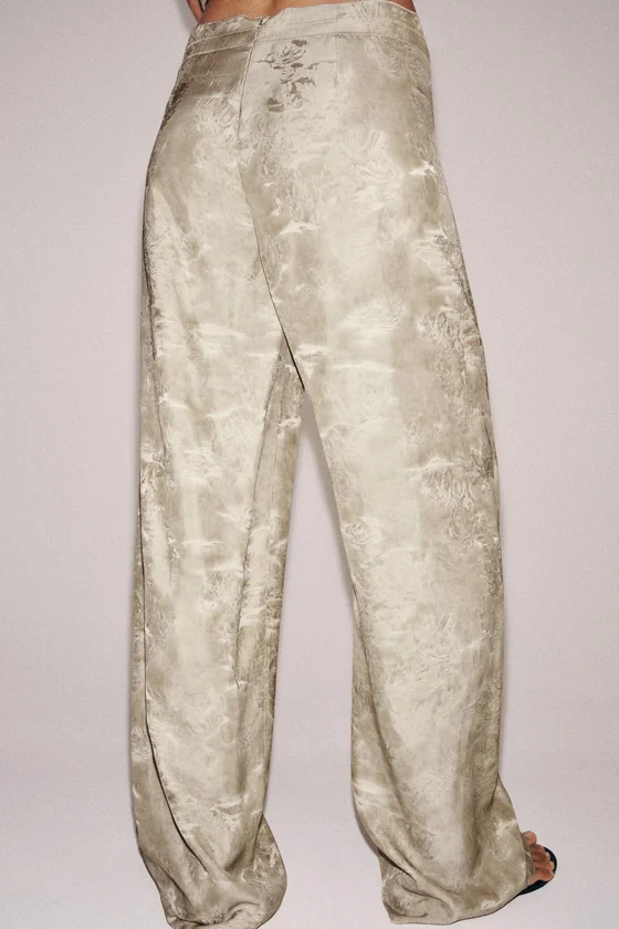 ЖАККАРДОВЫЕ БРЮКИ  — коллекция Zara «ZW»