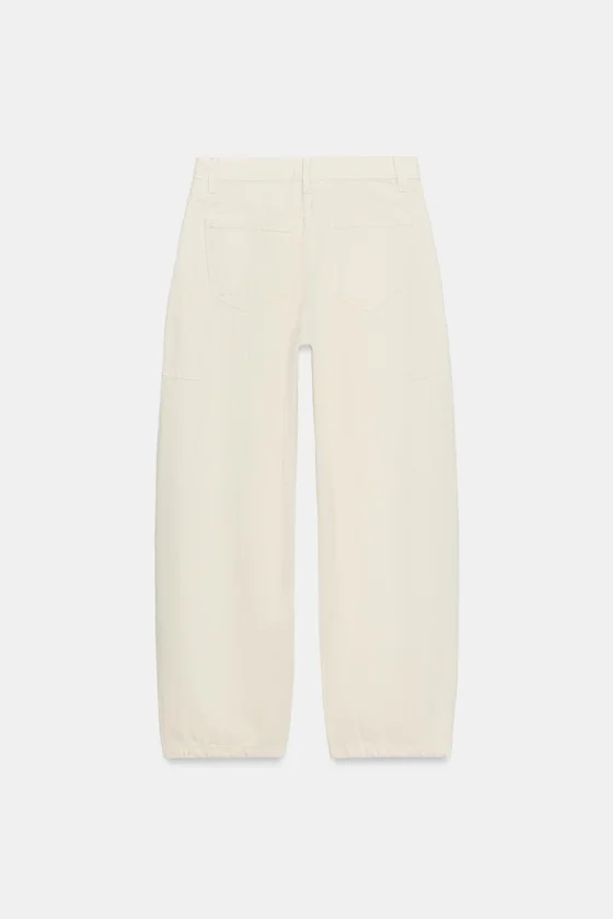 ДЖИНСЫ коллекция Zara «ZW» ANKLE баллон СО СРЕДНЕЙ ПОСАДКОЙ