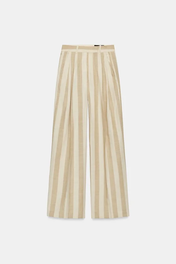 ШИРОКИЕ БРЮКИ В ПОЛОСКУ — коллекция Zara «ZW»