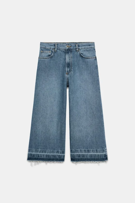 ШИРОКИЕ ДЖИНСОВЫЕ ШОРТЫ — коллекция Zara «ZW»