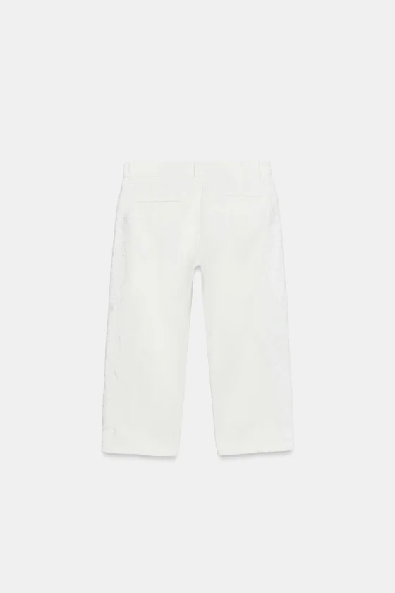 ДЖИНСЫ КАПРИ СО СРЕДНЕЙ ПОСАДКОЙ И ВЫШИВКОЙ — коллекция Zara «ZW»
