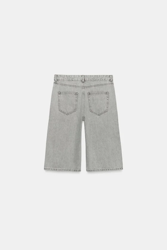 ДЖИНСОВЫЕ ШОРТЫ БЕРМУДЫ СО СРЕДНЕЙ ПОСАДКОЙ — коллекция Zara «ZW»