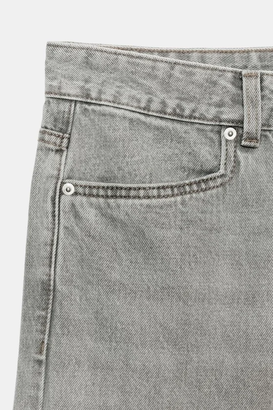 ДЖИНСОВЫЕ ШОРТЫ БЕРМУДЫ СО СРЕДНЕЙ ПОСАДКОЙ — коллекция Zara «ZW»