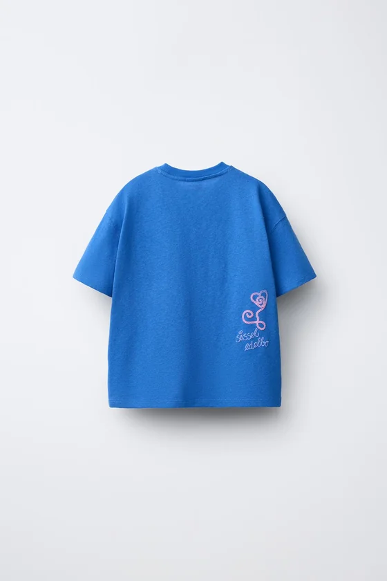 ФУТБОЛКА С ВЫШИВКОЙ SISSEL EDELBO X ZARA KIDS