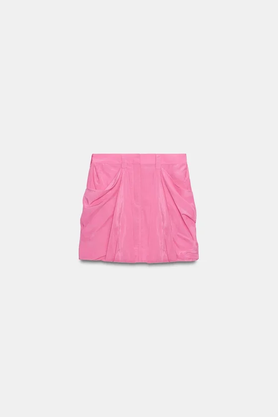 ЮБКА КАРГО МИНИ — коллекция Zara «ZW»