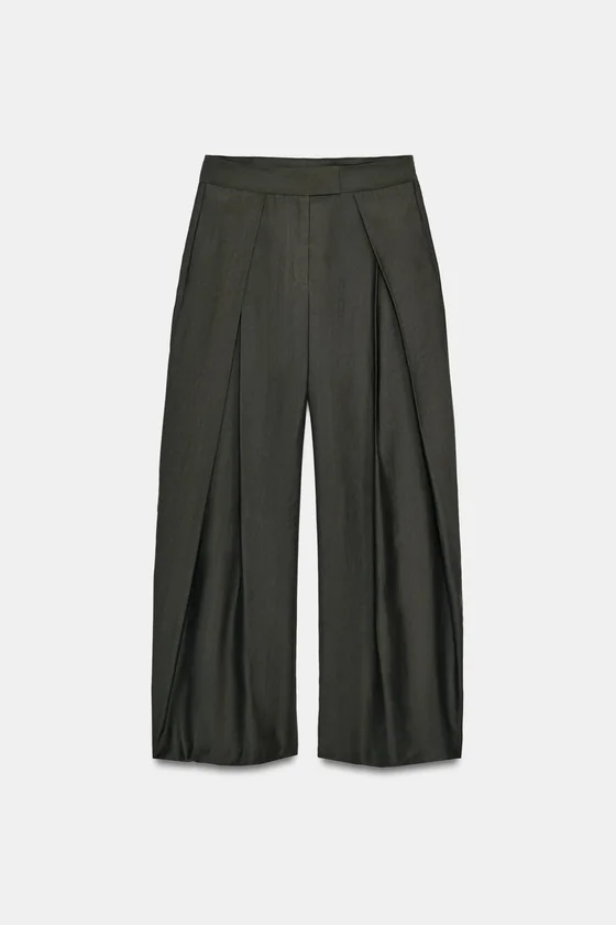 БРЮКИ  С ЗАЩИПАМИ — коллекция Zara «ZW»