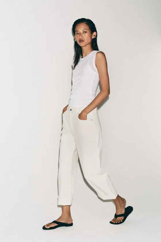 ДЖИНСЫ Багги С НИЗКОЙ ПОСАДКОЙ — коллекция Zara «ZW»