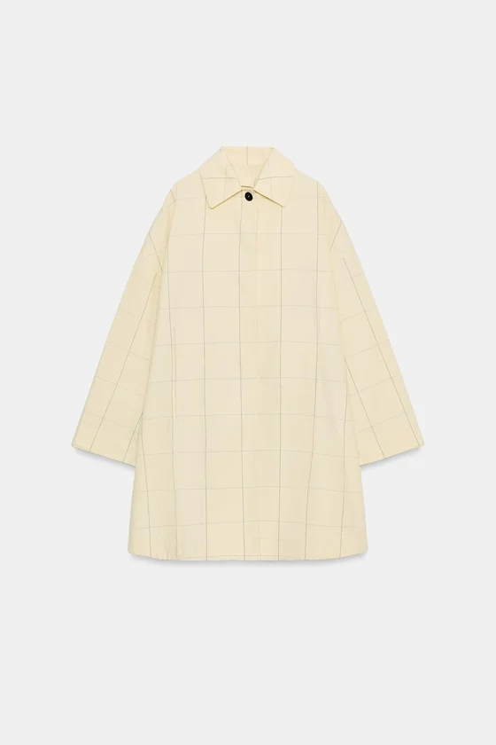 ТРЕНЧ В КЛЕТКУ — коллекция Zara «ZW»