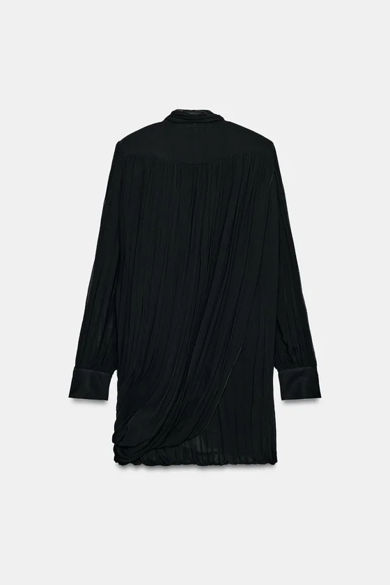 КОРОТКОЕ ПЛАТЬЕ СО СБОРКАМИ — коллекция Zara «ZW»