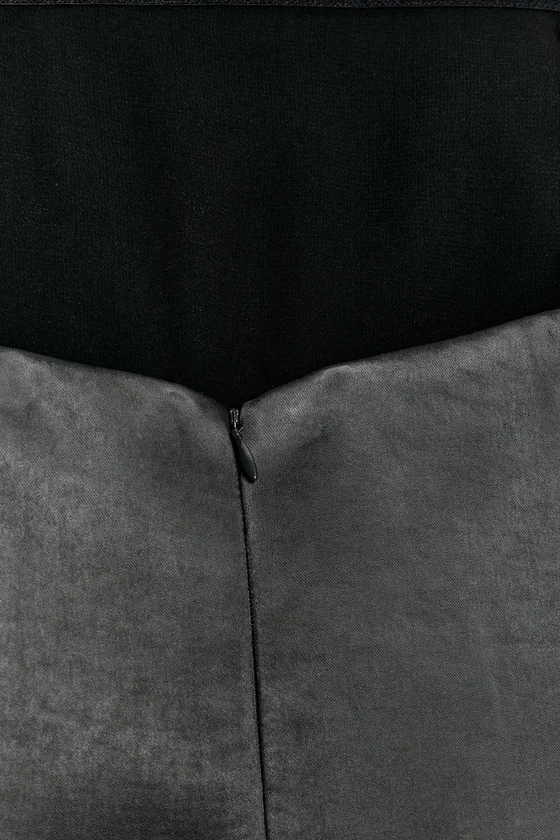 АТЛАСНОЕ АСИММЕТРИЧНОЕ ПЛАТЬЕ коллекция Zara «ZW»