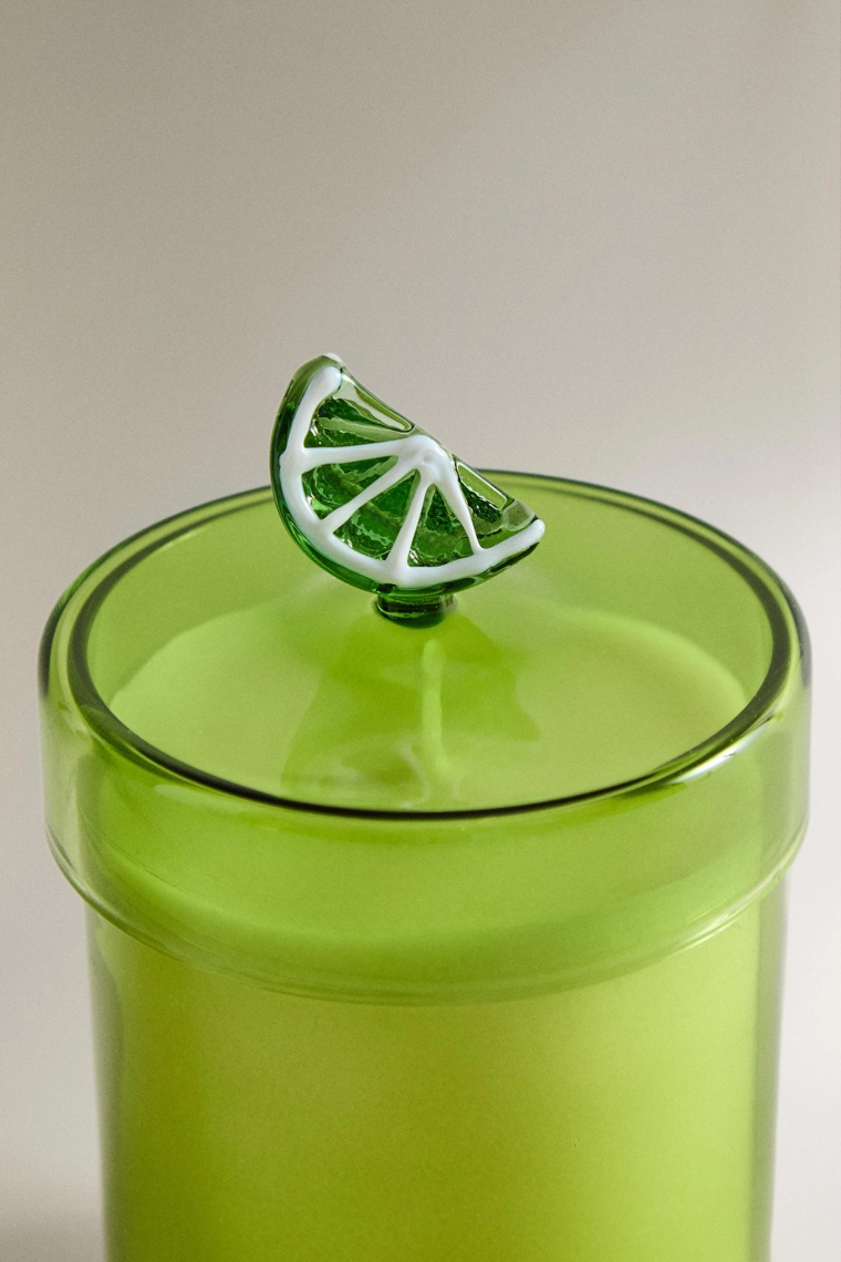 (220 г) ароматическая свеча lime & peppermint