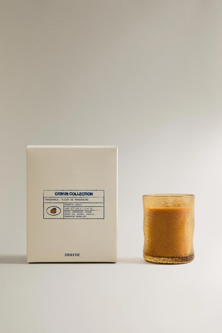 (155 г) ароматическая свеча fleur de mandarine