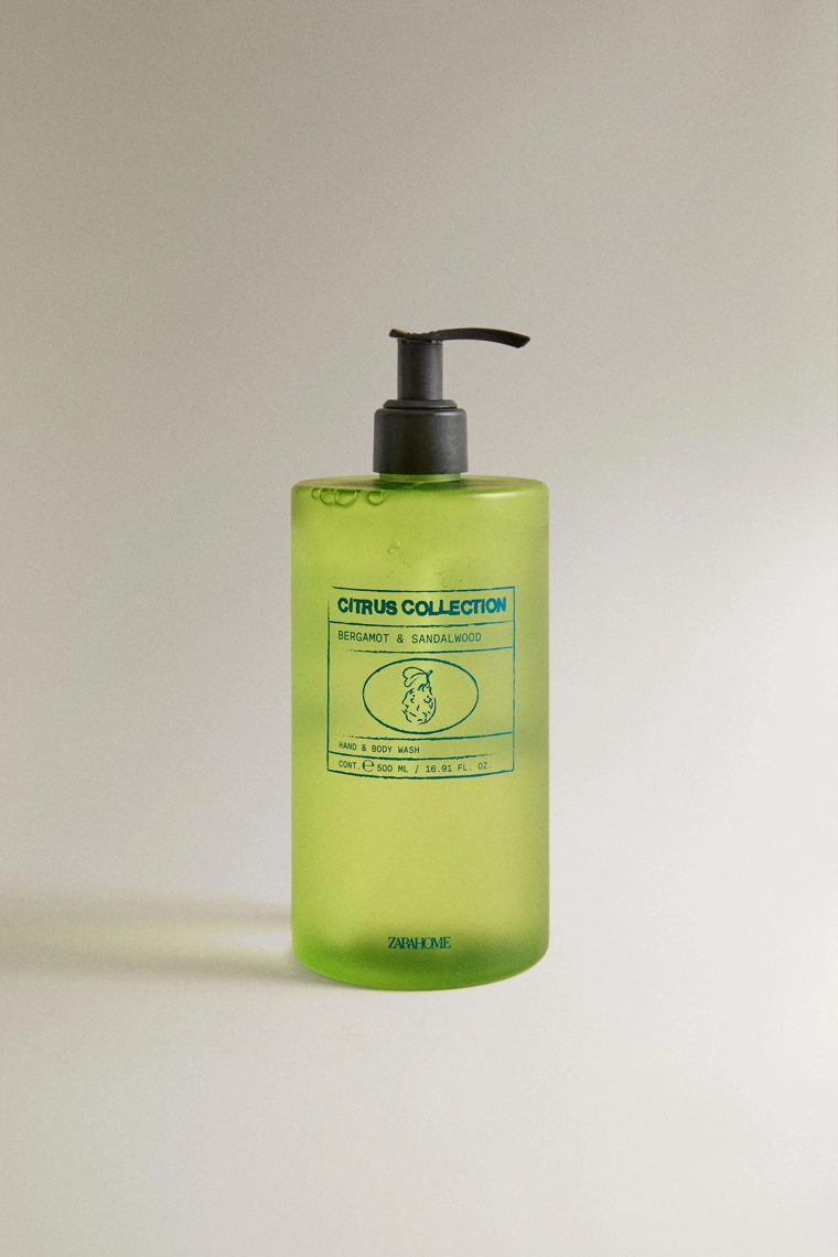 (500 мл) жидкое мыло для рук и тела bergamot & sandalwood