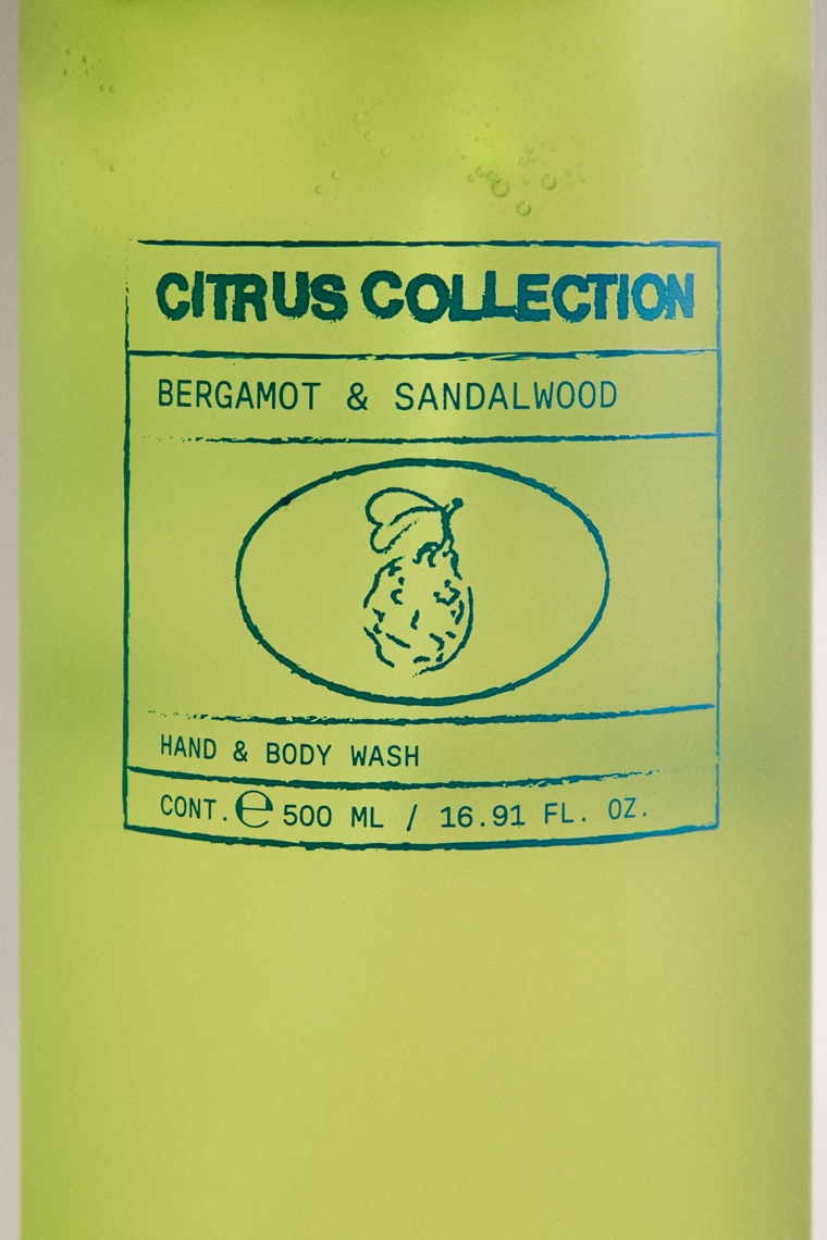 (500 мл) жидкое мыло для рук и тела bergamot & sandalwood