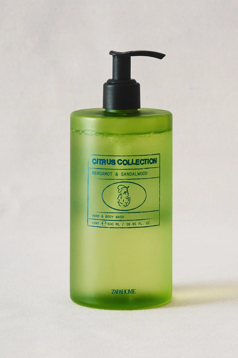 (500 мл) жидкое мыло для рук и тела bergamot & sandalwood