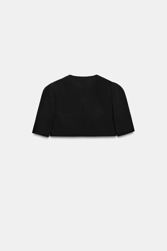 УКОРОЧЕННЫЙ БЛЕЙЗЕР — коллекция Zara «ZW»