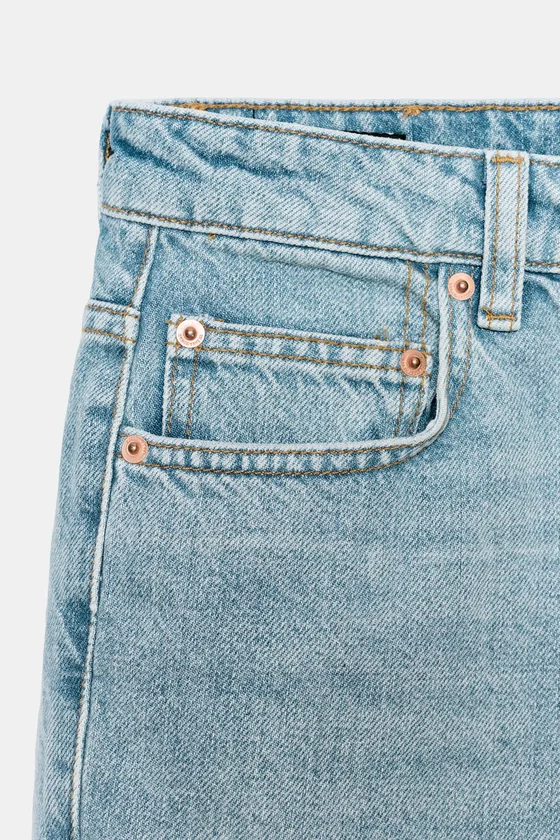 УКОРОЧЕННЫЕ ДЖИНСЫ   СО СРЕДНЕЙ ПОСАДКОЙ — коллекция Zara «ZW»